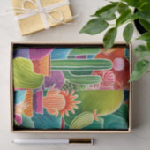 Abstract Potted Cacti 薄葉紙 (ギフト)