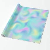 Abstract Pretty Pastel Swirls Pattern ラッピングペーパー (アンロールド)