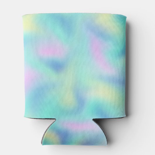 Abstract Pretty Pastel Swirls Pattern 缶クーラー (裏面)