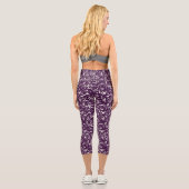 Abstract Purple Capris for Any Occasion カプリレギンス (裏面)