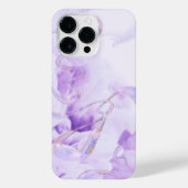 Abstract Purple Fluid Pattern iPhone 14 Pro Max Co iPhoneケース (裏面)
