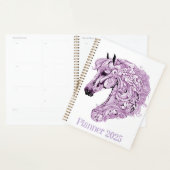 Abstract purple horse プランナー手帳 (ディスプレー)