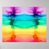 Abstract rainbow colorful background,  wallpaper.  ポスター (正面)