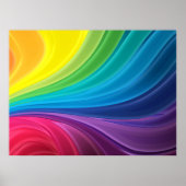 Abstract Rainbow Poster ポスター (正面)