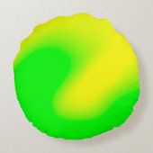 Abstract rainbow soft cloud background in pastel c ラウンドクッション (裏面)
