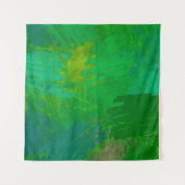 Abstract random shapes. 2d illustration background タペストリー (正面(横))