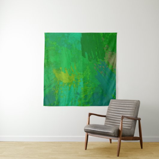 Abstract random shapes. 2d illustration background タペストリー (インサイチュ)