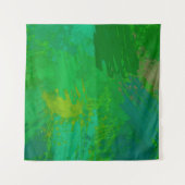 Abstract random shapes. 2d illustration background タペストリー (正面)