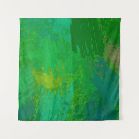 Abstract random shapes. 2d illustration background タペストリー (正面)