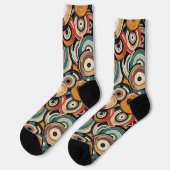 Abstract Records Crew Socks ソックス (左)