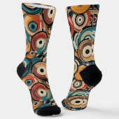 Abstract Records Crew Socks ソックス (傾斜あり)