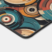 Abstract Records Desk Mat デスクマット (コーナー)