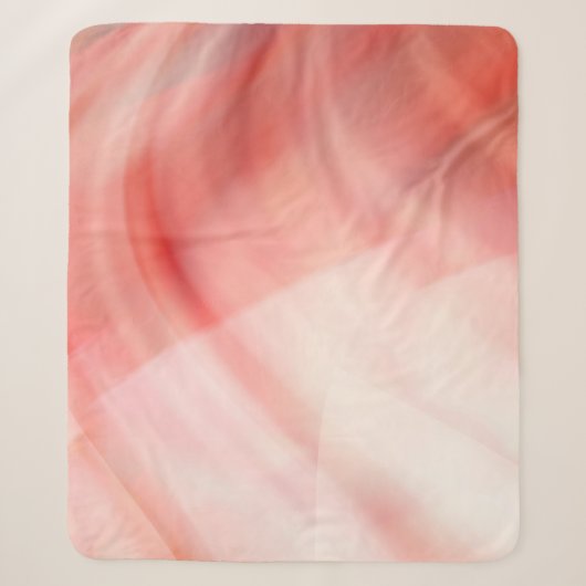 abstract red and pink background with white rings シェルパブランケット (正面)