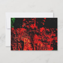 Abstract red texture invitation,Unique darkness  招待状