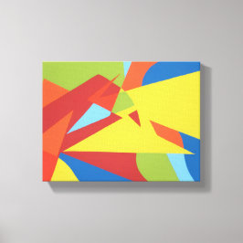 Abstract Red Toucan Canvas Print キャンバスプリント