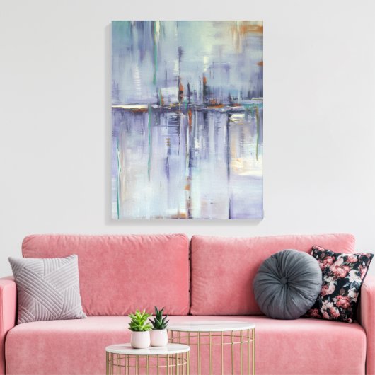 Abstract Reflection キャンバスプリント (インサイチュ (リビング))
