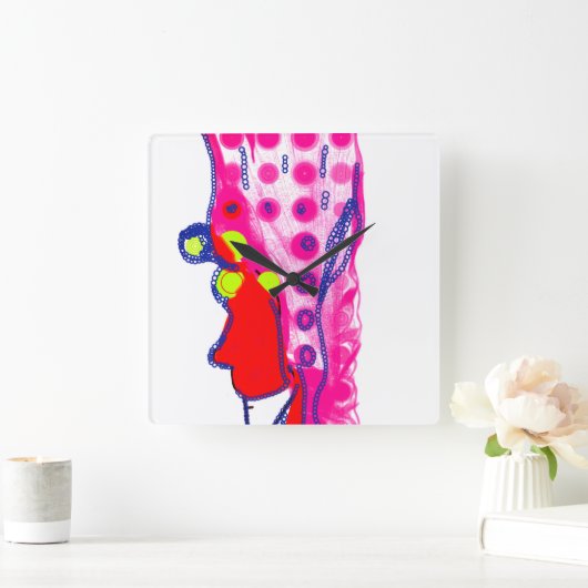 Abstract Regal Art  スクエア壁時計 (ホーム)