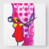 Abstract Regal Art  スクエア壁時計 (正面)