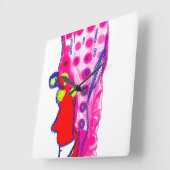 Abstract Regal Art  スクエア壁時計 (傾斜)