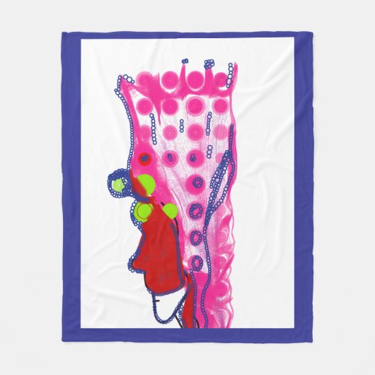 Abstract Regal Art Fleece Blanket フリースブランケット (正面)