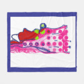 Abstract Regal Art Fleece Blanket フリースブランケット (正面(横))