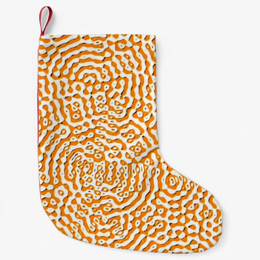 Abstract repeating endless seamless texture watera スモールクリスマスストッキング (正面)