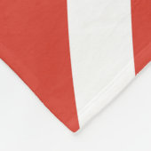 Abstract retro colors line art フリースブランケット (角)