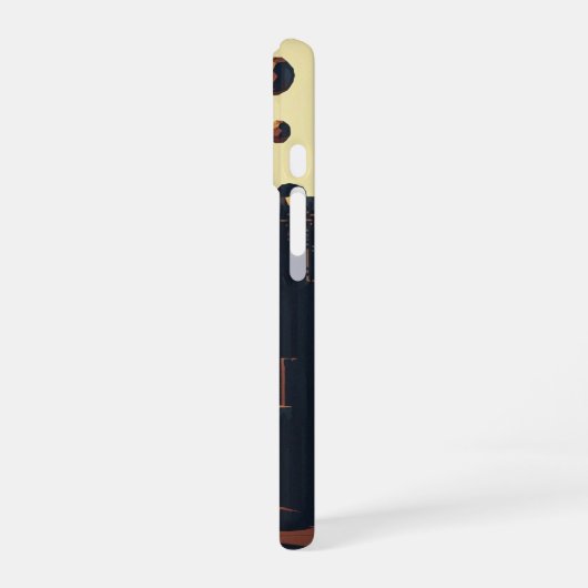 Abstract Retro-Gaming Floating Cliffs iPhone 16ケース (左側面)