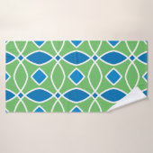Abstract Retro Geometric seamless pattern with tri バスタオル (バスタオル)