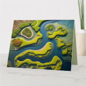 Abstract River Estuary カード (正面)