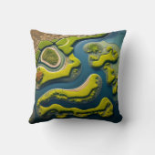 Abstract River Estuary クッション (裏面)
