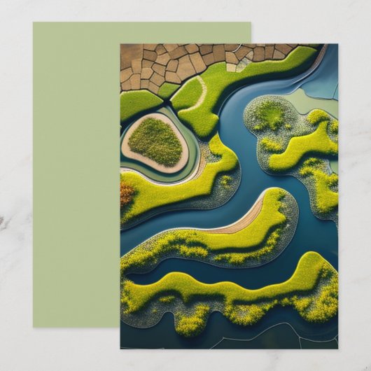Abstract River Estuary シーズンカード (正面/裏面)