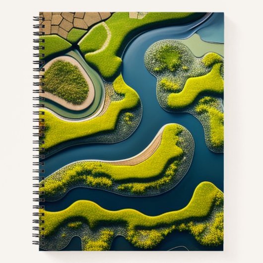 Abstract River Estuary ノートブック (正面)