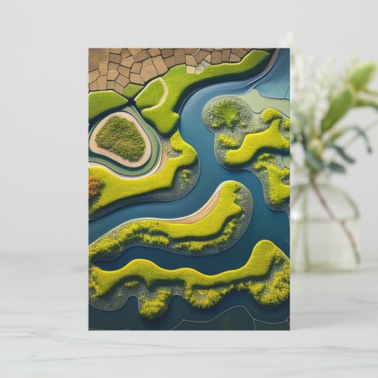Abstract River Estuary 案内状 (スタンド正面)