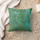 Abstract River Flow Throw Pillow クッション (ブランケット)