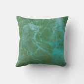 Abstract River Flow Throw Pillow クッション (裏面)