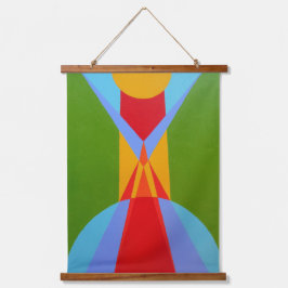 Abstract Rocket Ship Wall Tapestry 吊り下げ型タペストリー