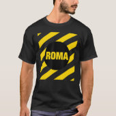 Abstract Rome Italy Square Style Roma Italia Illus Tシャツ (正面)