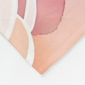 Abstract Roses In Pastel Colors  フリースブランケット (角)