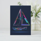 Abstract sailing yacht 出欠カード (スタンド正面)