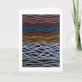 Abstract Seafront Painting by Alfred Fox カード (正面)