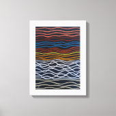 Abstract Seafront Painting by Alfred Fox キャンバスプリント (正面)