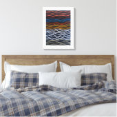 Abstract Seafront Painting by Alfred Fox キャンバスプリント (インサイチュ (寝室))