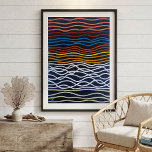 Abstract Seafront Painting by Alfred Fox キャンバスプリント<br><div class="desc">Canvas Print of Abstract Seafront Painting by Alfred Fox.</div>