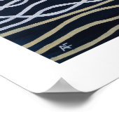 Abstract Seafront Painting by Alfred Fox ポスター (角)