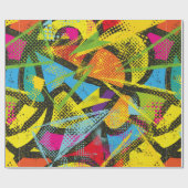 Abstract seamless chaotic pattern. Wallpaper with ラッピングペーパー (フラット)
