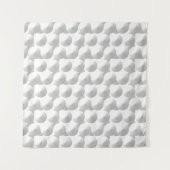 Abstract seamless circle 3d slide background.abstr タペストリー (正面(横))