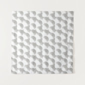 Abstract seamless circle 3d slide background.abstr タペストリー (正面)