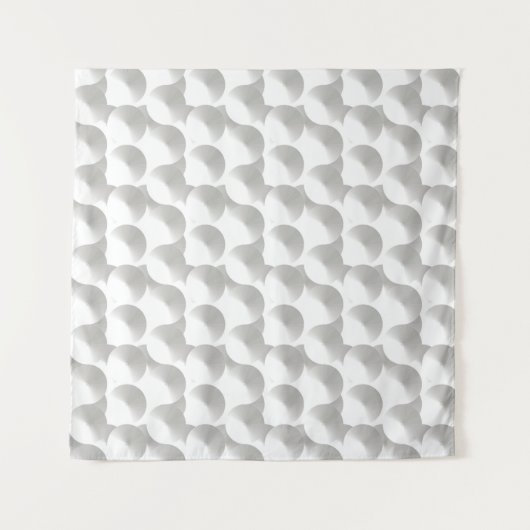 Abstract seamless circle 3d slide background.abstr タペストリー (正面)