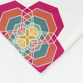 Abstract Seamless Floral Background, surface textu フリースブランケット (角)